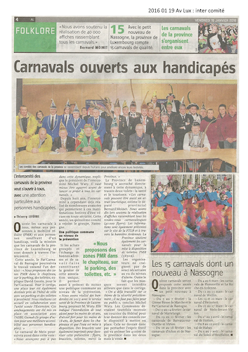Carnaval de Martelange, Revue de presse de Jean-Claude II