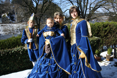 Carnaval de Martelange 2010, Costumes du Prince Frédéric 1er