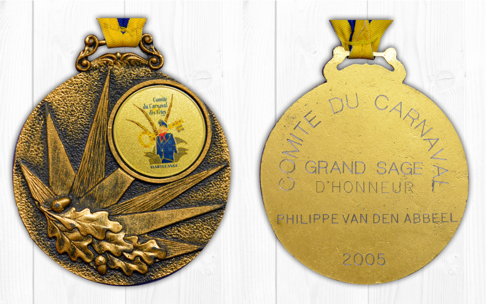 2005 - Médaille Grand Sage d'Honneur Philippe 1er