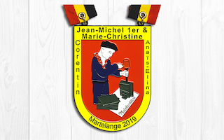 Carnaval de Martelange, Médaille de 2019 (Jean-Michel 1er)