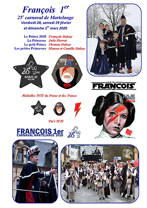 Carnaval de Martelange 2020, Brochure de François 1er