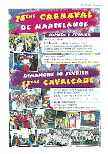 Carnaval de Martelange, Revue de presse de Joël II