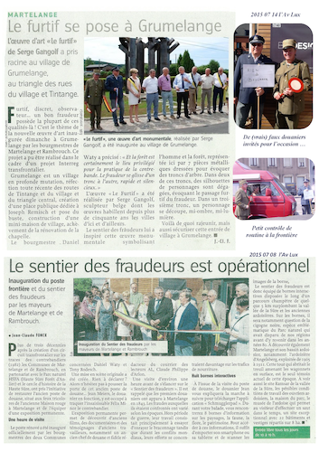 Carnaval de Martelange 2015, La revue de presse de Dominique 1er